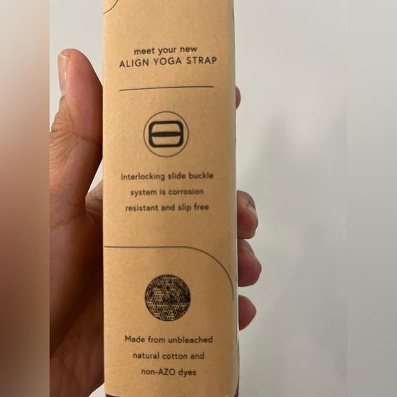 Manduka Align Yoga Strap Stretch Gym Workout Gymnastic Pose Strength Training - Picture 5 of 9